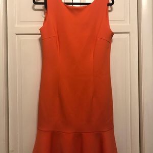 Orange short dress